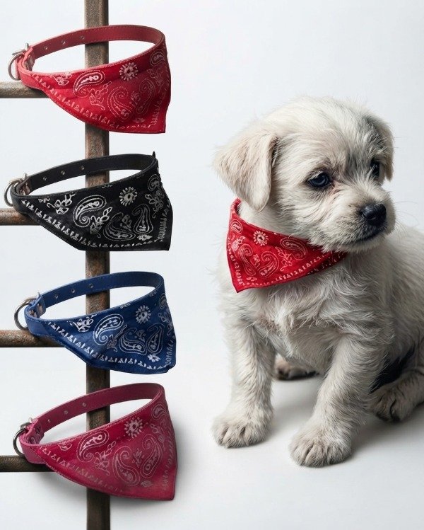 Producto - Collar Para Perros chicos Con Pañuelo Varios Colores 38 Cm - 0