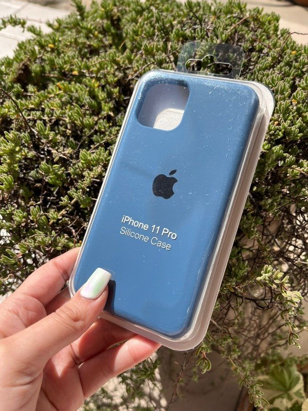 Producto - Iph 11 pro silicona case azul