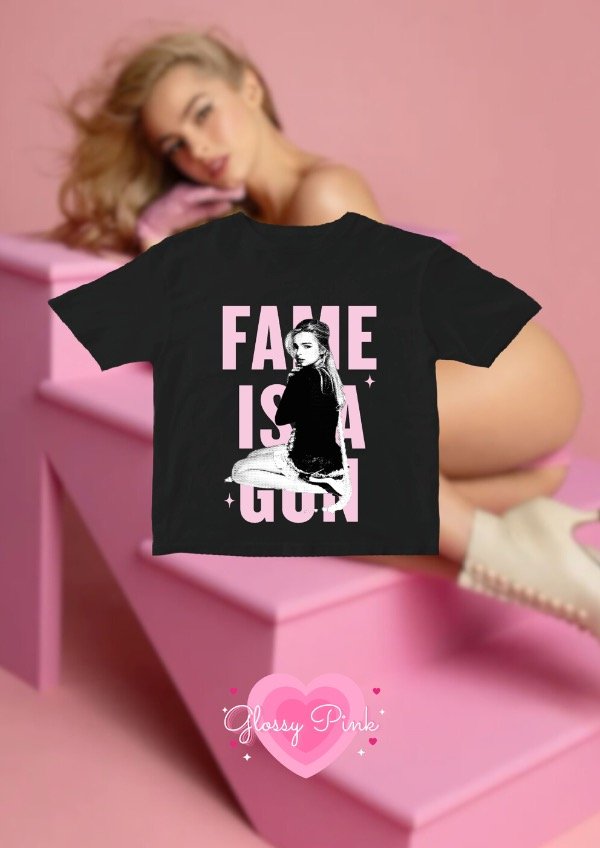 Producto - Baby Tee Fame Is A Gun - DTF