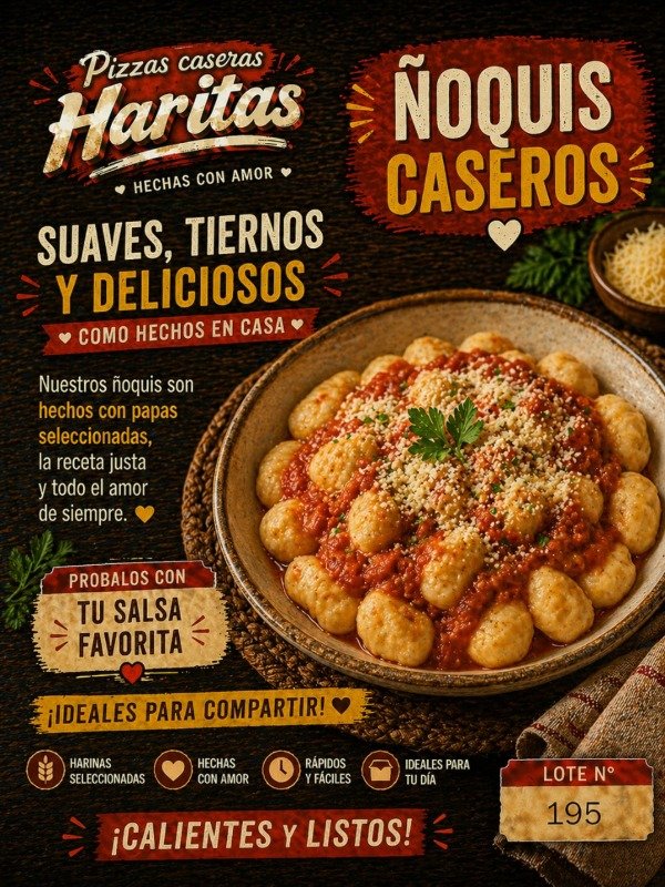 Producto - Ñoquis de Papa con Bolognesa