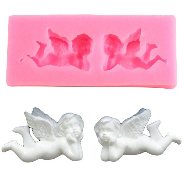 Producto - Molde de silicona 2 angelitos c6