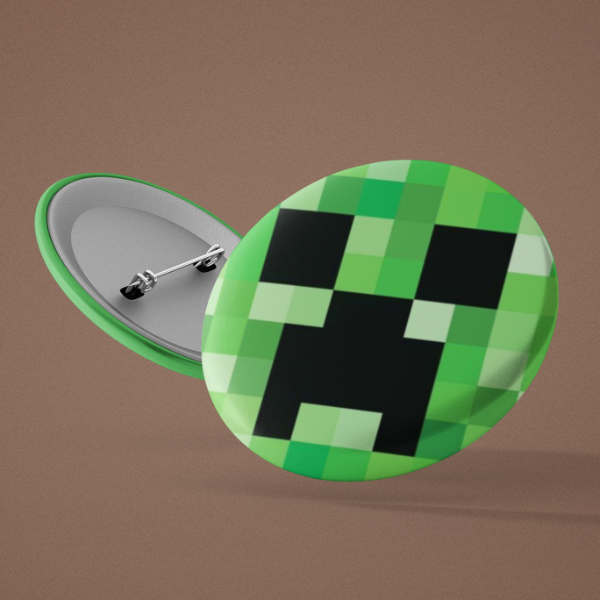 Producto - Pin Creeper, Minecraft