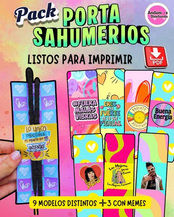 Producto - PACK PORTA SAHUMERIOS EDICIÓN MOTIVADORA Y MEMES