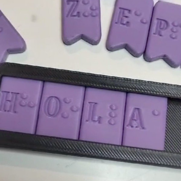 Producto - Set de Letras Móviles  - Braille y Visual - - 2