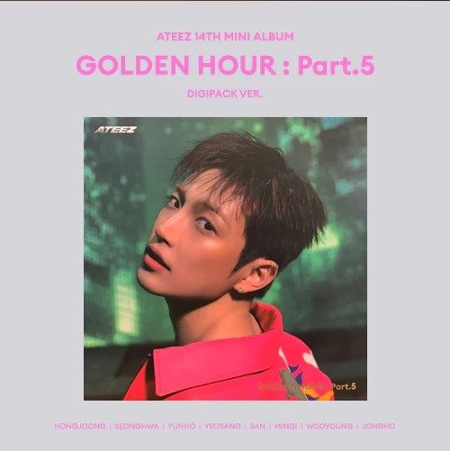 Producto - Ateez Golden Hour Part 5 Digipack Member Version HONGJOONG - 0