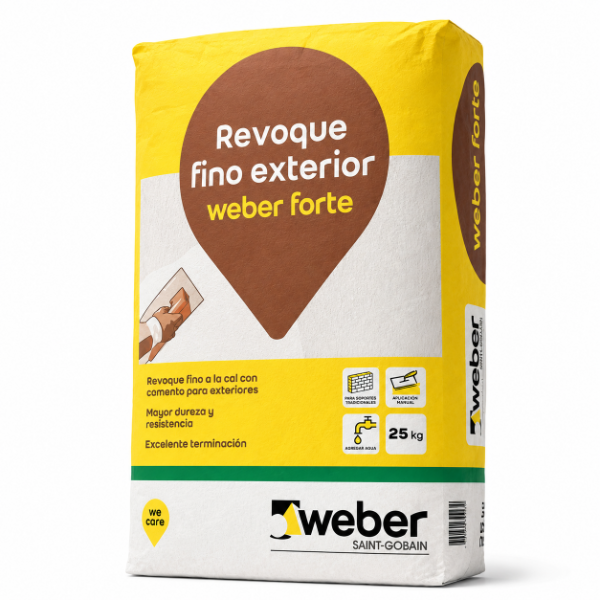 Producto - Revoque Fino Exterior Weber 25 Kg