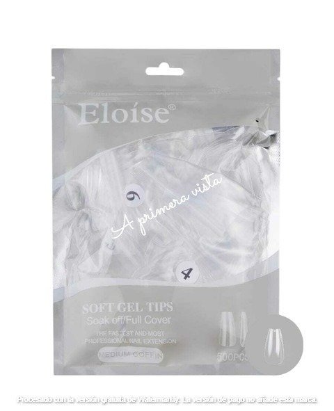 Producto - Tips soft gel eloise 500uds coffin