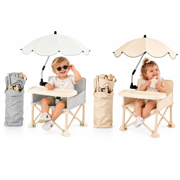 Producto - NT-1003 SILLA PLEGABLE CON BANDEJA Y SOMBRILLA - 0