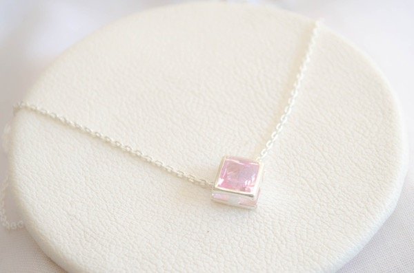 Producto - Cadena brillo rosa