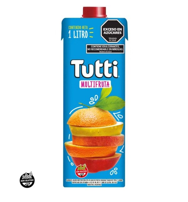 Producto - Jugo Multifruta 1 Litro - Tutti