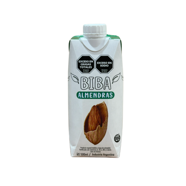 Producto - Leche de almedras Biba sin azucar 500ml