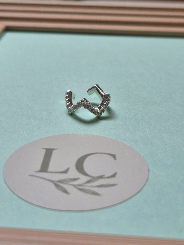 Producto - Aro cuff zigzag brillitos