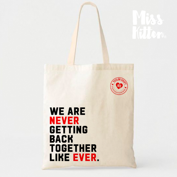 Producto - TOTE BAG TAYLOR SWIFT GETTIN' BACK TOGETHER