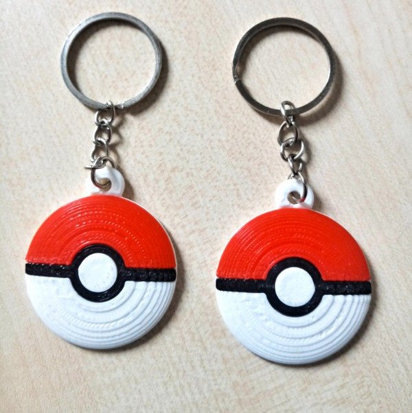 Producto - Llaverito Pokebola De Pokemon Llaveros Impresos En 3d Llaves