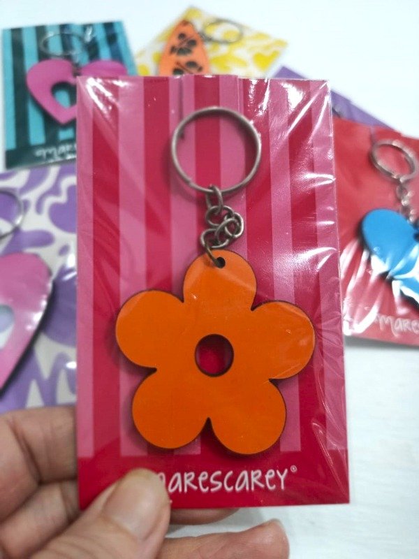 Producto - Llavero Flor / Naranja Valencia - 1
