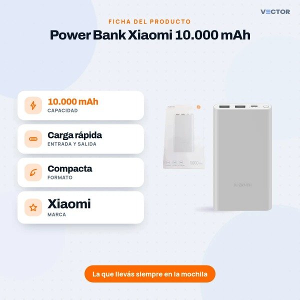 Producto - Powerbank 10.000mAh XIAOMI - 2