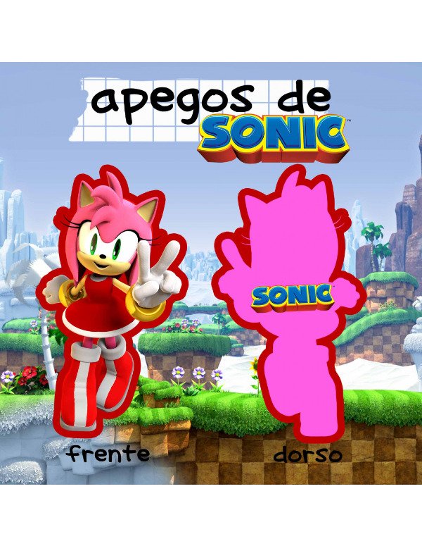 Producto - Muñeco Almohada Apego Personalizado SONIC #2