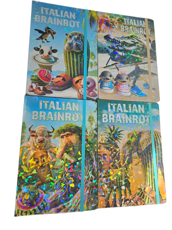 Producto - Cuaderno con elastico Brainrot