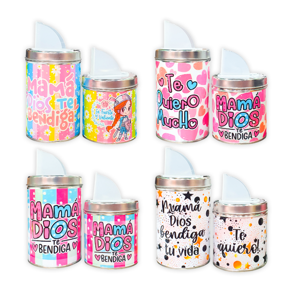 Producto - Set De 2 Latas Con Pico Vertedor (DÍA DE LA MADRE) - (PACK X2 UNIDADES)