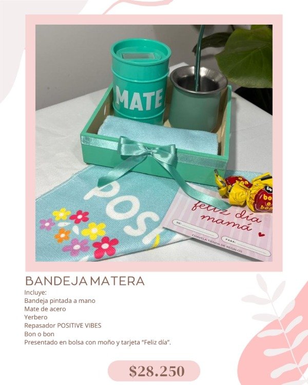 Producto - BANDEJA MATERA  - DÍA DE LA MADRE