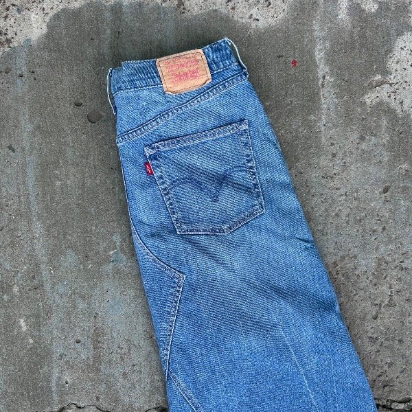 Producto - Pollera de jean celeste larga - Levis
