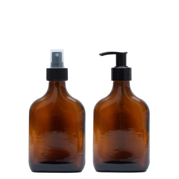 Producto - PETACAS DE VIDRIO ÁMBAR DE 200 CC. SPRAY O CREMERA. PACK 20 UNIDADES