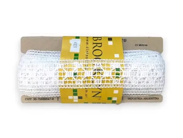 Producto - ENTREDOS ALGODÓN BROOKLYN BALNCO  3,5 CM