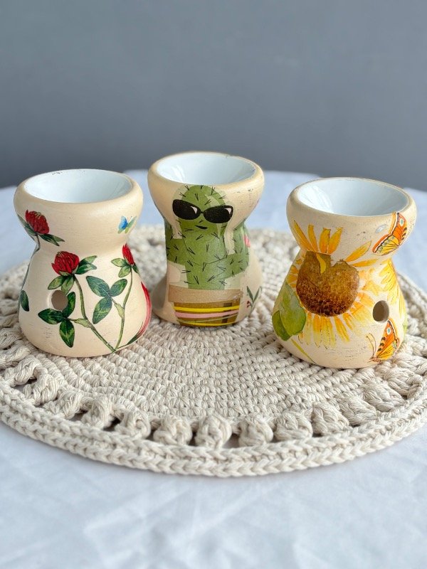 Producto - Hornillo Artesanal de Cerámica Pintado a Mano