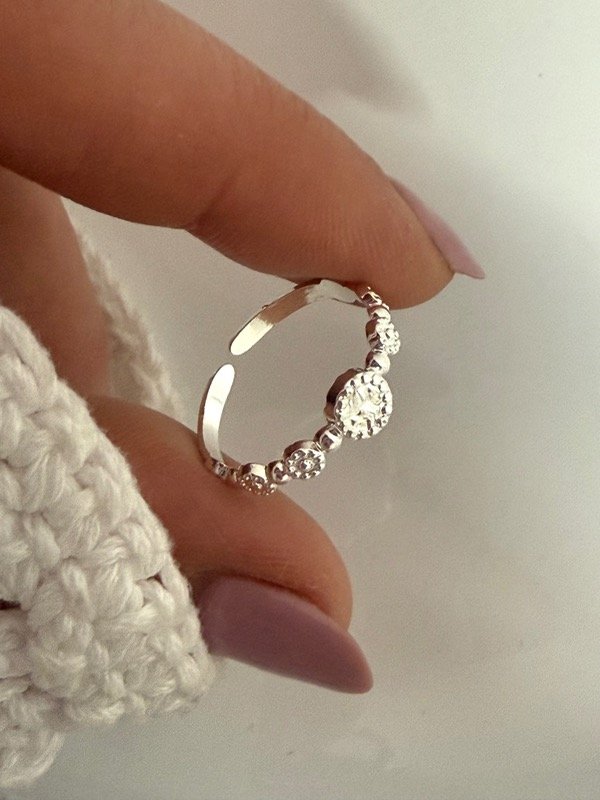 Producto - NB780 Anillo fino acero blanco