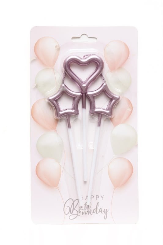 Producto - Set Velas x 3 - Rosa Gold - 1