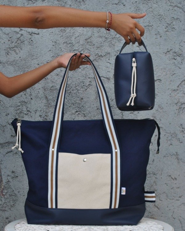 Producto - MaxiBolso Emma Azul Marino