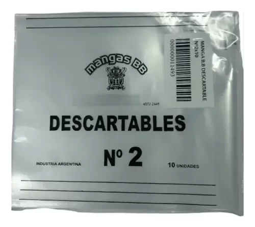Producto - Manga Descartable N.2 X10