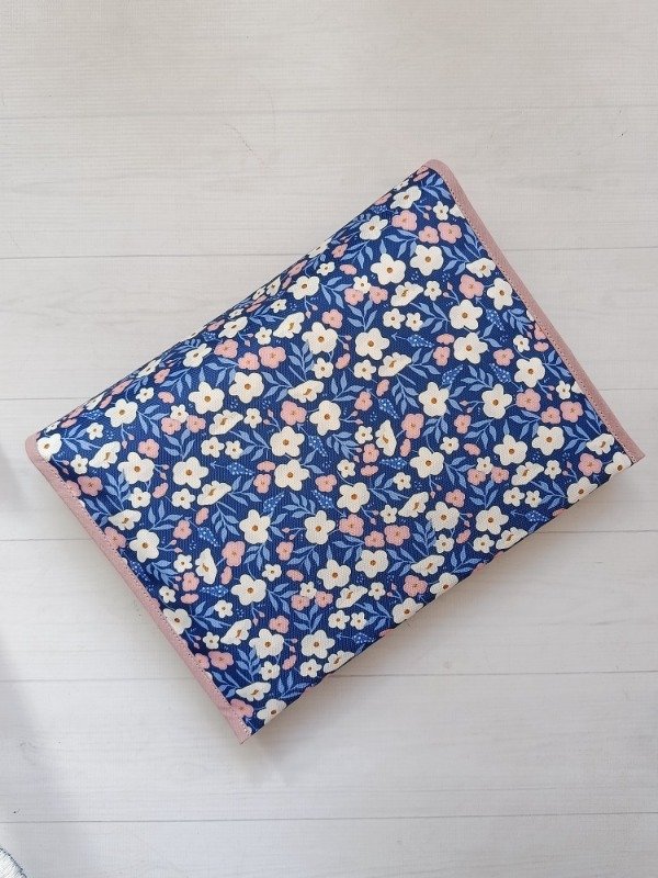 Producto - Organizador A4 acordeón flores azules - 4