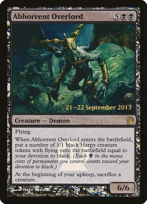 Producto - Abhorrent Overlord (Prerelease Foil) (Theros) (Spanish)