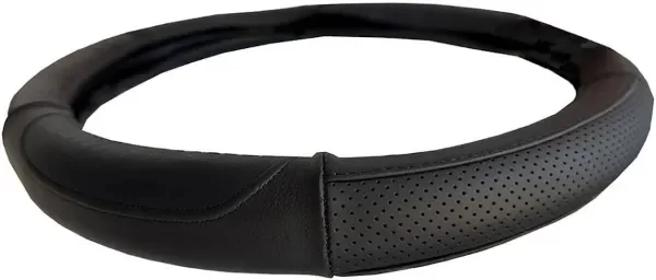 Producto - cubre volante simil cuero 38cm c/costura y microperforado - 0