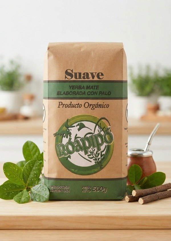 Producto - Yerba Roapipó Suave con Palo Organica x 500gr