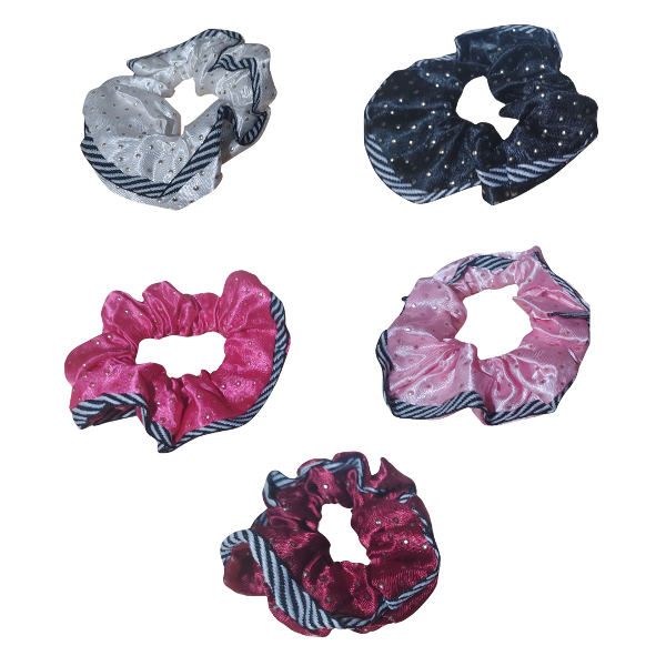 Producto - Scrunchies Gomita Para Pelo Saten C/ Strass x unidad - 6
