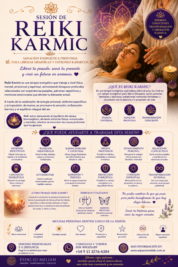 Producto - SESION REIKI KARMIC