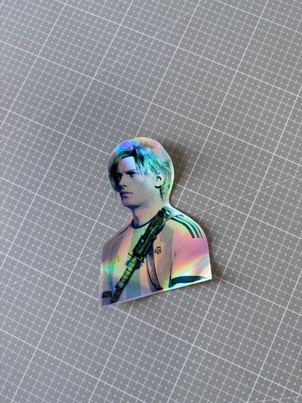 Producto - Sticker Vinilo Holográfico Leon Keneddy Argentina