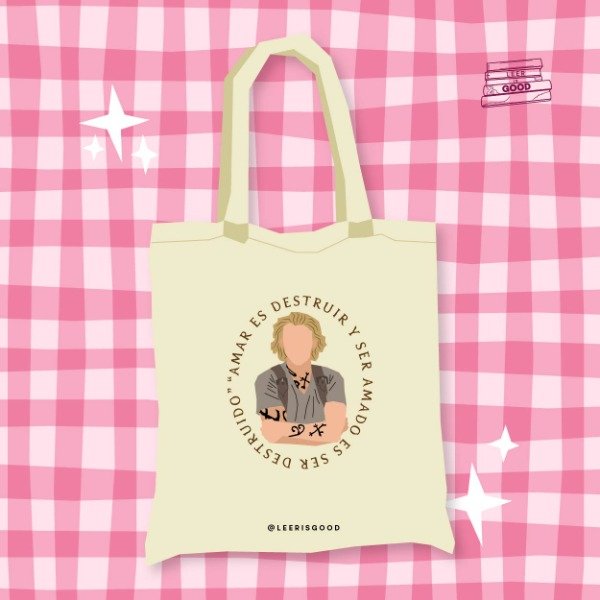 Producto - Tote Bag - Cazadores de Sombras - Amar es destruir y ser amado es ser destruido