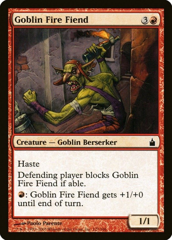 Producto - Goblin Fire Fiend  Ravnica: City of Guilds