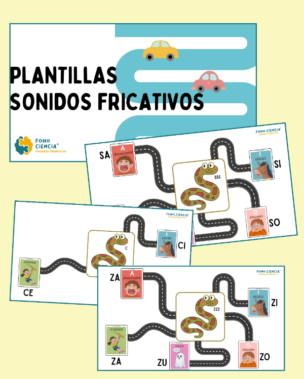 Producto - Plantillas Sonidos Fricativos