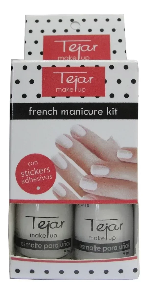 Producto - Tejar - Kit De Esmaltes Para Francesita (blanco Y Via Lactea)