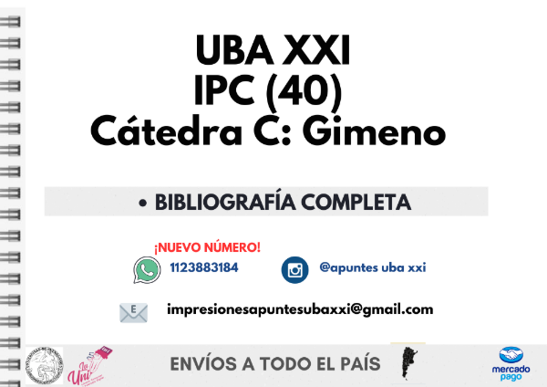 Producto - Introducción al Pensamiento Científico - IPC (40) -  Cátedra C: Gimeno