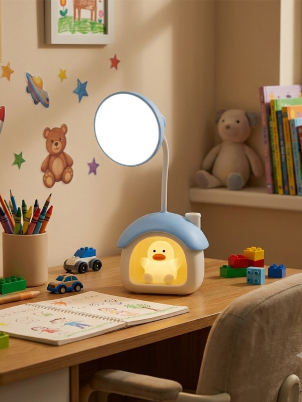 Producto - Lampara de escritorio patito celeste - 0
