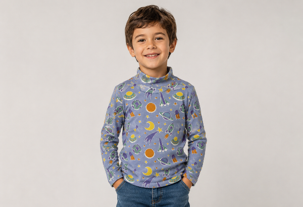 Producto - POLERAS FRIZADAS ESTAMPADAS NIÑO - 2