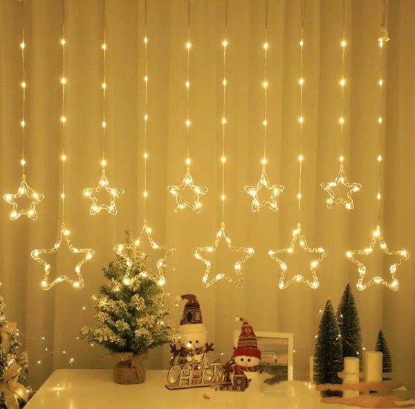 Producto - Luces cortina estrellas