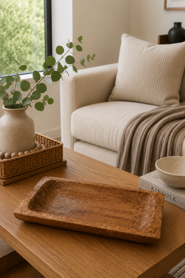 Producto - Bandejas Rústicas de Madera Barnizada