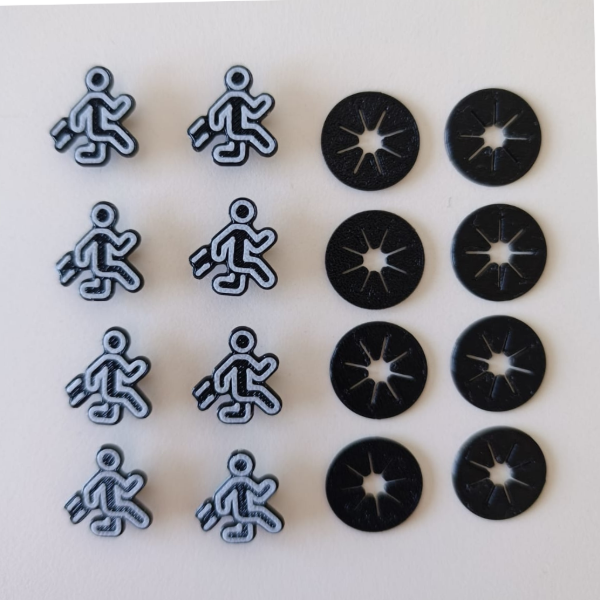 Producto - Sujeta Dorsales Pack X8 Clips Runner