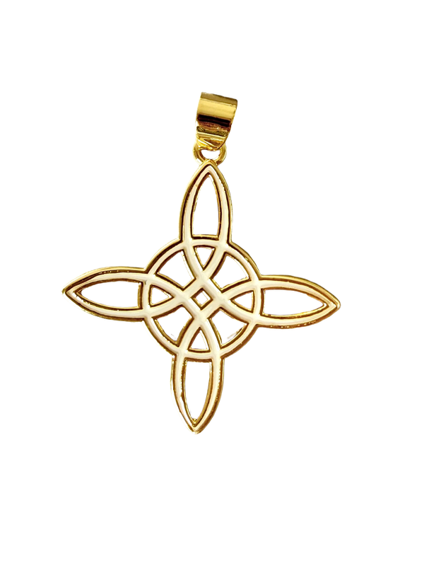 Producto - Dije Nudo de Bruja-Doble enchapado en oro 18k